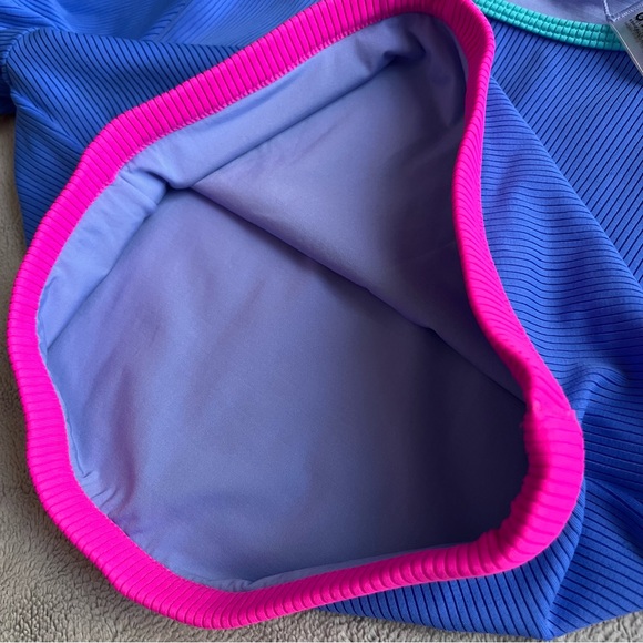 NWT Free People OneOne Two-Piece Ribbed Swimsuit Brenda Gaby Crop Surf  Bilbao - Picture 12 of 16